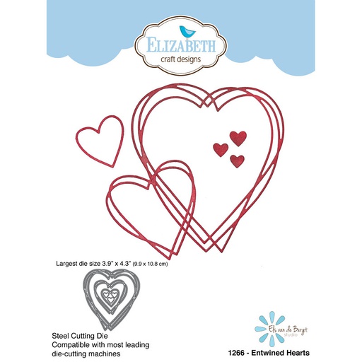 Elizabeth Craft Designs - Entwined Hearts Die Set