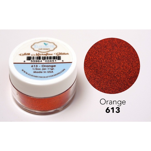 Elizabeth Craft Designs - Orange Silk Microfine Glitter