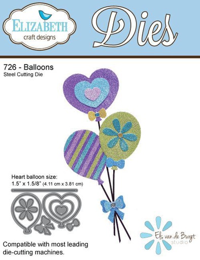 Elizabeth Craft Designs – Balloons Die Set