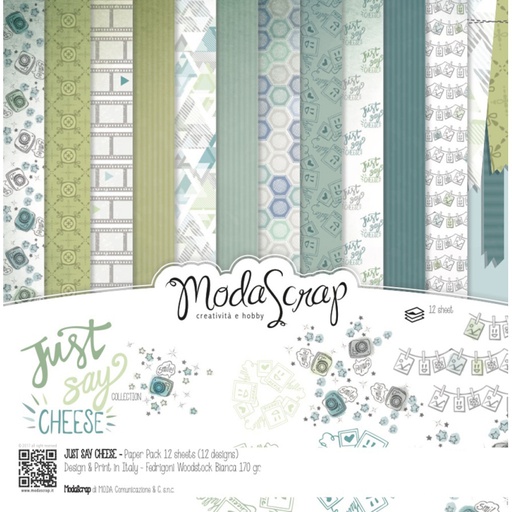 Elizabeth Craft Designs - 12"x12" Just Say Cheese paper Pack