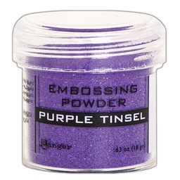 [EPJ64565] Embossing Powder Purple Tinsel