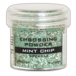 [EPJ68679] Embossing Powder Mint Chip Speckle