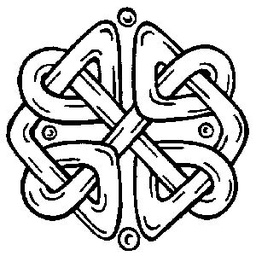 [FC67] Celtic Motif 1 - Traditional Wood Mounted Stamp