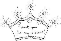 [FM158] LL Thank You - Traditional Wood Mounted Stamp