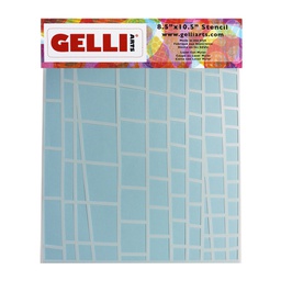 [GL013964779196] Gelli Arts Ladder Stencil (For use with 8x10 plate)