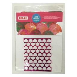 [GL602573739648] Gelli Arts Sequinella Seashell Stencils Kit
