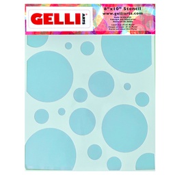 [GL602573739808] Gelli Arts Stencil 8x10, Circles