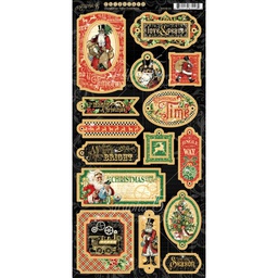 [GR4502121] Christmas Time Chipboard