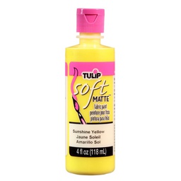 [IL20406] Tulip Matte Sunshine Yellow Soft Fabric Paint - 4oz 