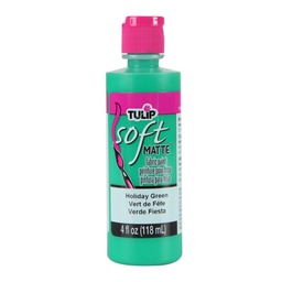 [IL20411] Tulip Matte Holiday Green Soft Fabric Paint - 4oz