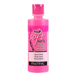 [IL21730] Tulip Neon Pink Soft Fabric Paint 4oz