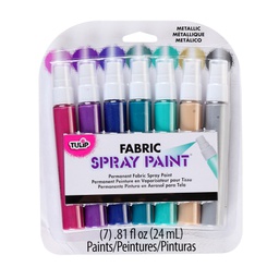 [IL31535] Tulip Metallic Mini Spray Fabric Paint 7 pack