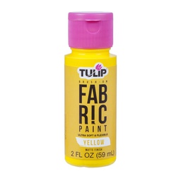 [IL39424] Tulip Matte Yellow Brush-On Fabric Paint 2oz