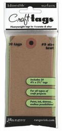 [ISC31857] Kraft Tag #5 (Package of 20)