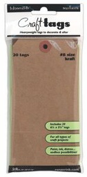 [ISC31864] Kraft Tag #8 (Package of 20)