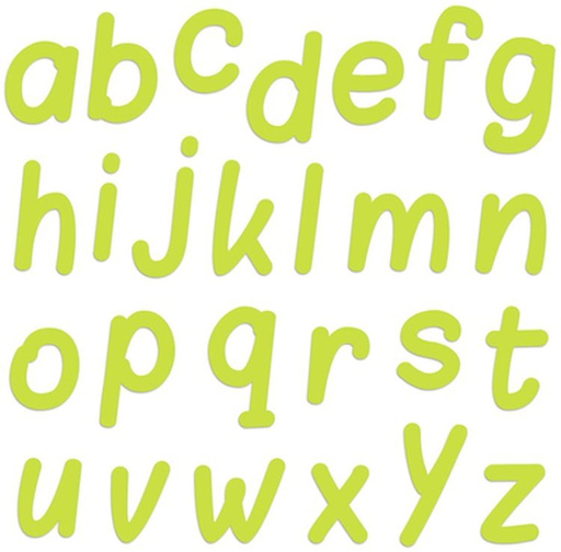Die Alpha Lowercase Script