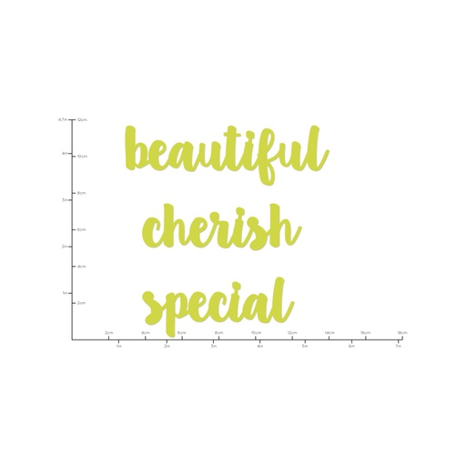 Decorative Die Cherish