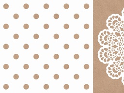 [KAP1592] 12x12 Scrapbook Paper Polka Dot Sold in Packs of 10 Sheets