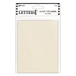 [LES59349] Cardstock Ivory 4.25 inch x 5.5 inch