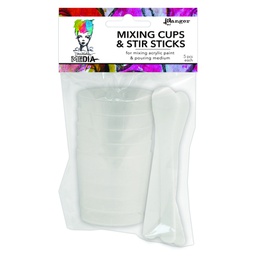 [MDA63407] Mixing Cups and White Stir Sticks
