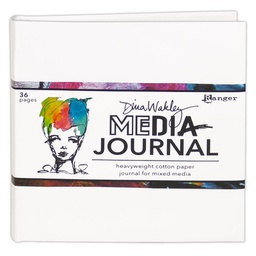 [MDJ61106] Journal White 6x6 Includes Heavyweight Watercolor Pages