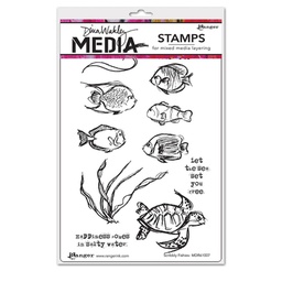 [MDR61007] Stamp Scribbly Fishies 