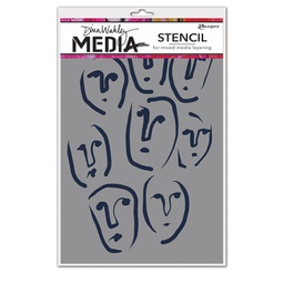 [MDS63162] Stencil Circle Faces