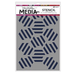 [MDS65029] Stencil Fractured Hexagons