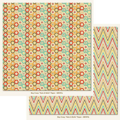 Boy Crazy Nuts & Bolts Paper