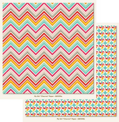 My Girl Chevron Paper