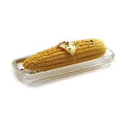 [NP5411] Glass Corn Dishes - 4 Pcs