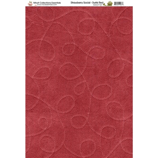 SS Swirls Red Paper A4Sold in Pack of 10 Sheets