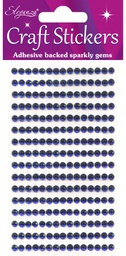 [OA025476] 4mm Gems Sapphire Craft Stickers BlueNo.72 - 240 pieces