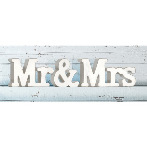 Wooden Mr & Mrs