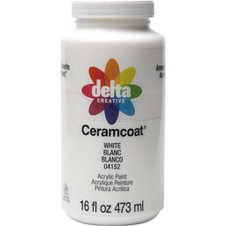 [PE04152] White Delta Ceramcoat Acrylic 16oz