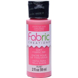 [PE25976] Hot Pink Fabric Creations Soft Fabric Ink 2oz