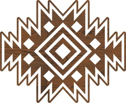 [PE27208] Medium Aztec Tile Block Printing Stamp