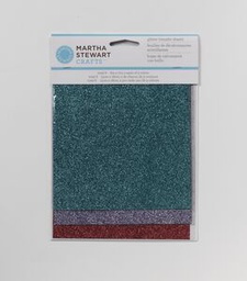 [PE32299] Martha Stewart Crafts Glitter Sheets - Gemstone
