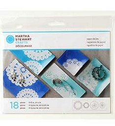 [PE33307] Martha Stewart Crafts Decoupage Paper Doilies - White