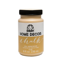 [PE34155] Vintage Mustard FolkArt Home Decor Chalk 8oz