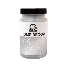 [PE34805] Metallic Silver FolkArt Home Decor Chalk 8oz