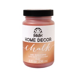 [PE34806] Metallic Copper FolkArt Home Decor Chalk 8oz