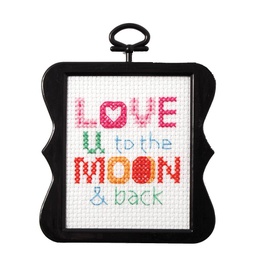 [PE45733] Love You to the Moon &amp; Back Cross Stitch kit