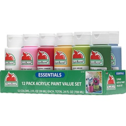 [PE5214E] Essentials Paint Set Apple Barrel - 12 colours