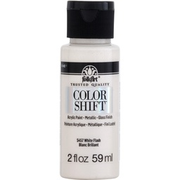 [PE5457] White Flash FolkArt Colour Shift 2oz