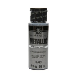 [PEJA667] Gunmetal Gray Metallic FolkArt 2oz
