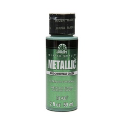 [PEK491] Xmas Green Metallic FolkArt- 2oz