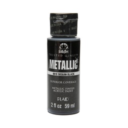 [PEK661] Sequin Black Metallic FolkArt- 2oz