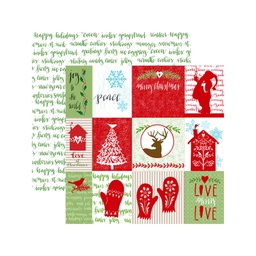 [PHPGL-2015E] Home for Christmas Tags Paper1 Sheet