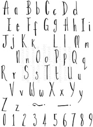 [PICSA6444] LM Skinny Alphabet